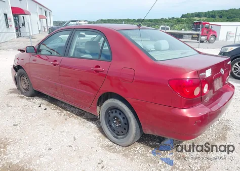 2005 Toyota Corolla Le из США, поврежденный, VIN 2T1BR32E55C466321